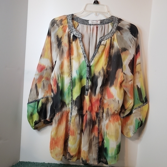 𝅺CALVIN klein Blouse size medium - Picture 1 of 5